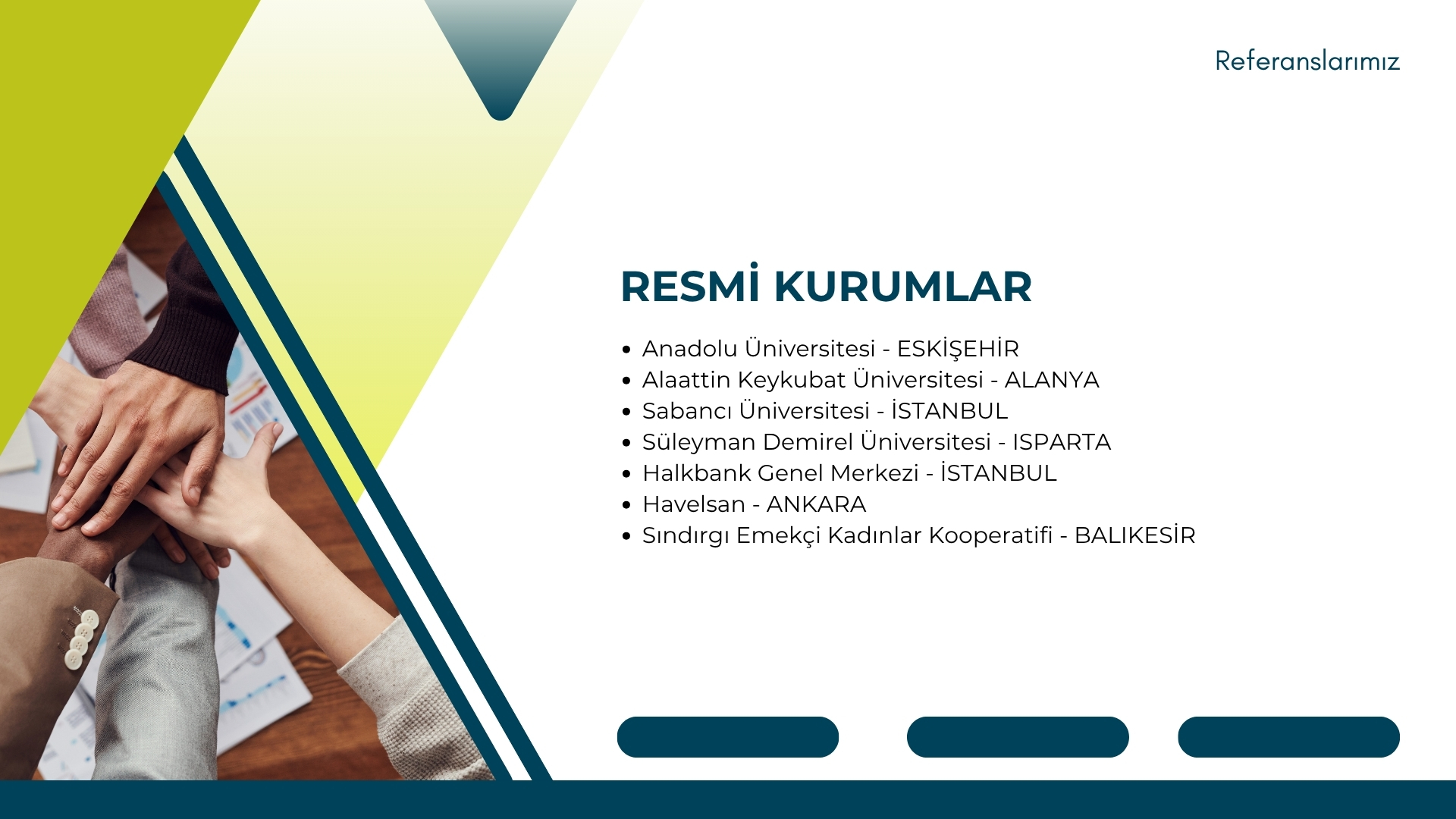 RESMİ KURUM REFERANSLARI